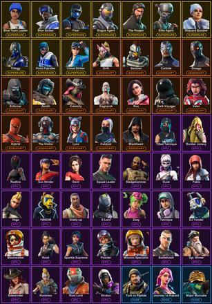 [PC/XBOX] 57 Skins | Blizzard Bomber | Blue Striker | Blue Team Leader | Cloud Striker | Elite Agent | Fixer | Perfect Point | Point Patroller | Reckoning | Rogue Agent | The Reaper | Trilogy | Blackheart | Calamity | Carbide | Catalyst | Dark Voyager — image 2