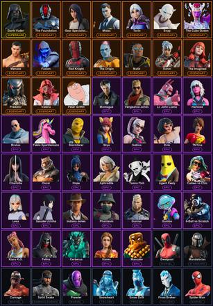 [PC/PSN/XBOX] 96 Skins | Darth Vader | Deadpool | Fusion | Gear Specialist Maya | Malik | Mandalorian | Menace | Midas | Peter Griffin | Predator | Red Knight | Ronin | Snap | The Cube Queen | The Foundation | The Imagined | The Origin | Torin | Valeria — image 2