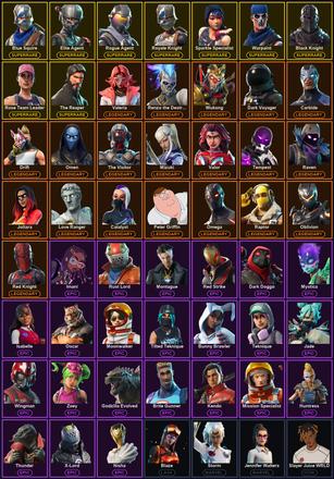 [PC/PSN] 109 Skins | AC/DC | Black Knight | Blue Squire | Elite Agent | Ol' Woody | Reaper | Rogue Agent | Rose Team Leader | Royale Knight | Sparkle Specialist | The Reaper | Warpaint | Blaze | Carbide | Catalyst | Dark Voyager | Drift | Joltara — image 2
