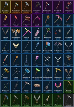 [PC/PSN/XBOX] 26 Skins | Perfect Point | Blackheart | Drift | Hybrid | Omegarok | Peter Griffin | Spectra Knight | Spectra Slasher | Valeria | Winter's Onslaught | Blade of the Waning Moon | Dragon's Claw | Dumbbell Driver | Ember Pick | Groot's Sap Axes — image 3