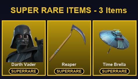 [PC/PSN/XBOX] 195 Skins | Darth Vader | Reaper | Blaze | Driftwalker | Era | Malik | Mizuki | Nezumi | Optimus Prime | Paradigm (Reality-659) | Renzo the Destroyer | Snap | The Ageless | Twyn | 1-Ball | A Goat | Adira | Aerial Assault Bomber | Agent Patch — Fortnite account listing