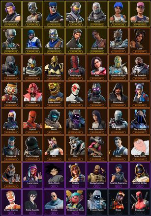 [PC/XBOX] 188 Skins | Blue Squire | Blue Team Leader | Diamond Jack | Elite Agent | Havoc | Ol' Woody | Point Patroller | Reaper | Reckoning | Rogue Agent | Rose Team Leader | Royale Knight | Sub Commander | The Reaper | Travis Scott | Warpaint | A.I.M. — image 2