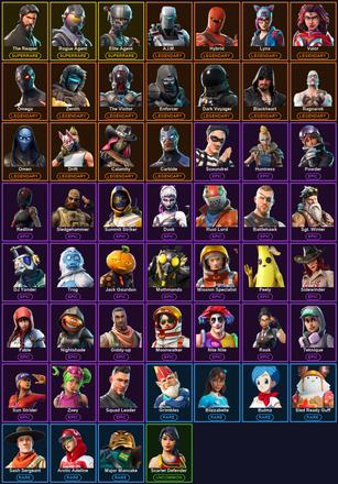 [PC/PSN] 53 Skins | Elite Agent | Reckoning | Rogue Agent | The Reaper | A.I.M. | Blackheart | Calamity | Carbide | Dark Voyager | Drift | Enforcer | Hybrid | Lynx | Omega | Omen | Ragnarok | The Visitor | Valor | Zenith | Battlehawk — image 2