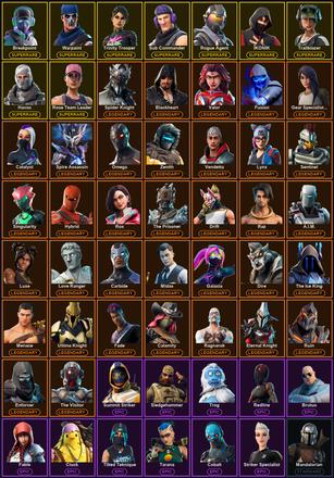 [PC/PSN/XBOX] 165 Skins | Breakpoint | Havoc | IKONIK | Leviathan Axe | Merry Mint Axe | Ol' Woody | Reaper | Reckoning | Rogue Agent | Rose Team Leader | Sub Commander | Trailblazer | Trinity Trooper | Warpaint | A.I.M. | Blackheart | Calamity | Carbide — image 2