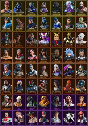 [PC] 182 Skins | Carbon Commando | Cloud Striker | Darth Vader | Galaxy | Glow | Kratos | Leviathan Axe | Ol' Woody | Point Patroller | Reaper | Reckoning | Rose Team Leader | Stellar Axe | Sultura | Travis Scott | Trilogy | Trinity Trooper | Warpaint — image 2
