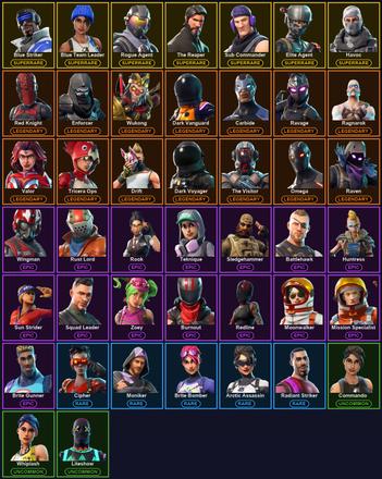 [PC/PSN/XBOX] 44 Skins | Blue Striker | Blue Team Leader | Elite Agent | Havoc | Rogue Agent | Sub Commander | The Reaper | Carbide | Dark Vanguard | Dark Voyager | Drift | Enforcer | Omega | Ragnarok | Ravage | Raven | Red Knight | The Visitor — image 2