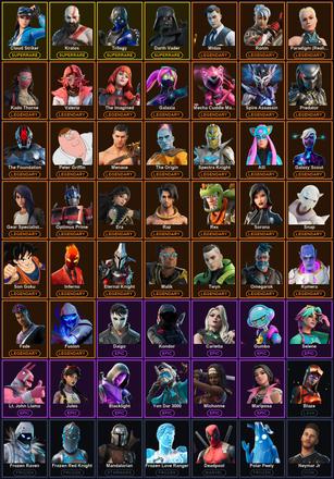 [PC] 285 Skins | Cloud Striker | Darth Vader | Kratos | Leviathan Axe | Ol' Woody | Reaper | Trilogy | Alli | Blaze | Deadpool | Era | Eternal Knight | Fade | Frozen Love Ranger | Frozen Raven | Frozen Red Knight | Fusion | Galaxia | Galaxy Scout — image 2