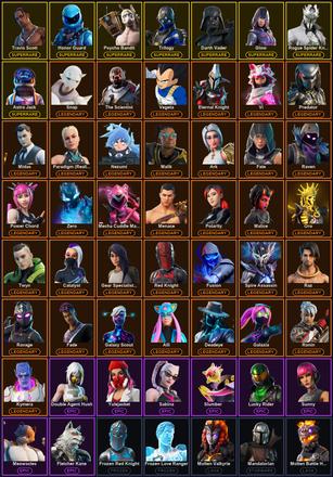 [PC] 244 Skins | Astro Jack | Darth Vader | Diamond Jack | Glow | Honor Guard | Merry Mint Axe | Ol' Woody | Psycho Bandit | Reaper | Rogue Spider Knight | Travis Scott | Trilogy | Alli | Ark | Catalyst | Deadeye | Deadpool | Eternal Knight | Fade | Fate — image 2