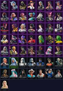 [PC/XBOX] 50 Skins | Apprentice Evie | Ayla Winn | Big Dill | Blitz Knight | Bones | Captain Phasma | Carmine Rosso | Cassidy Quinn | Chun-Li | Cuddle Team Specialist | Die With A Smile Bruno | Dupli-Kate | Emperor Palpatine | First Order Stormtrooper — Fortnite account listing