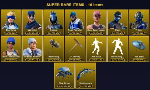 [PC/XBOX] 71 Skins | Blizzard Bomber | Blue Team Leader | Fixer | Neo Versa | Ol' Woody | Point Patroller | Reckoning | Rose Team Leader | Sultura | Trilogy | Warpaint | Blackheart | Calamity | Catalyst | Deadpool | Frostbite | Frozen Love Ranger — Fortnite account listing