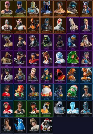 [PC/PSN] 53 Skins | Ol' Woody | Rose Team Leader | Warpaint | Drift | Frozen Love Ranger | Frozen Raven | Frozen Red Knight | Lynx | Omegarok | Ragnarok | Raz | Spectra Knight | Spectra Slasher | The Ice King | Vertex | Wild Card | Winter's Onslaught — image 2