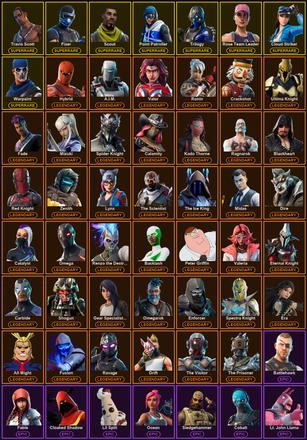 [PC/XBOX] 204 Skins | Cloud Striker | Fixer | Leviathan Axe | Ol' Woody | Point Patroller | Reaper | Reckoning | Rose Team Leader | Scout | Travis Scott | Trilogy | Warpaint | A.I.M. | All Might | Backlash | Blackheart | Calamity | Carbide | Catalyst — image 2