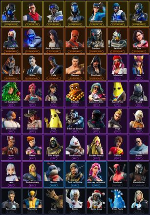 [PC/PSN/XBOX] 72 Skins | Blue Striker | Carbon Commando | Cloud Striker | Controller | Perfect Point | Point Patroller | Prodigy | Sultura | Trilogy | Blackheart | Catalyst | Deadpool | Fade | Fusion | Gear Specialist Maya | Hybrid | Mandalorian | Menace — image 2