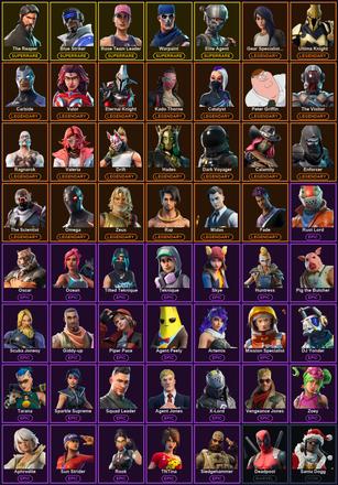 [PC/XBOX] 97 Skins | Blue Striker | Elite Agent | Ol' Woody | Reckoning | Rose Team Leader | The Reaper | Warpaint | Calamity | Carbide | Catalyst | Dark Voyager | Deadpool | Drift | Enforcer | Eternal Knight | Fade | Gear Specialist Maya | Hadean Key — image 2