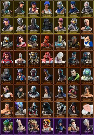 [PC/XBOX] 180 Skins | AC/DC | Black Knight | Blue Squire | Blue Team Leader | Darth Vader | Elite Agent | Havoc | Ol' Woody | Reaper | Reckoning | Rogue Agent | Rose Team Leader | Royale Knight | Sparkle Specialist | Sub Commander | The Reaper | Warpaint — image 2