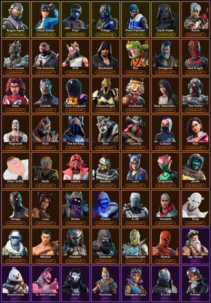 [PC] 215 Skins | Cloud Striker | Darth Vader | Fixer | Merry Mint Axe | Ol' Woody | Point Patroller | Reaper | Reckoning | Rogue Agent | Trilogy | A.I.M. | Blackheart | Calamity | Carbide | Catalyst | Crackshot | Dark Vanguard | Deadpool | Dire | Drift — image 2