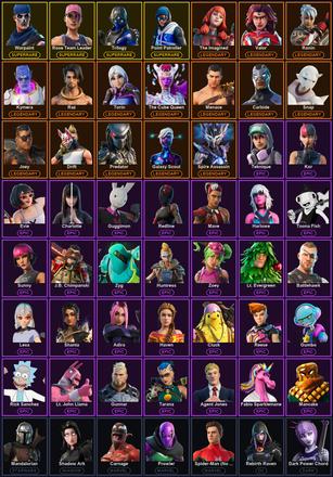 [PC/XBOX] 73 Skins | Ol' Woody | Point Patroller | Reaper | Rose Team Leader | Trilogy | Warpaint | Carbide | Drift | Galaxy Scout | Joey | Kymera | Mandalorian | Menace | Predator | Raz | Ronin | Snap | Spire Assassin | The Cube Queen | The Imagined — image 2