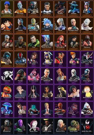 [PC/PSN/XBOX] 114 Skins | Blue Team Leader | Carbide | Deadeye | Deadfire | Era | Lynx | Malik | Mandalorian | Mizuki | Nezumi | Oppressor | Paradigm (Reality-659) | Predator | Renzo the Destroyer | Ronin | Snap | Son Goku | Spectra Knight — image 2