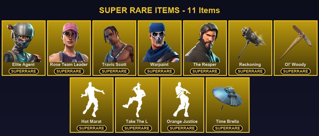 [PC/PSN] 101 Skins | Elite Agent | Ol' Woody | Reckoning | Rose Team Leader | The Reaper | Travis Scott | Warpaint | Blackheart | Calamity | Carbide | Catalyst | Dark Voyager | Dire | Drift | Eternal Knight | Fade | Gear Specialist Maya | Hybrid | Joey — image 1