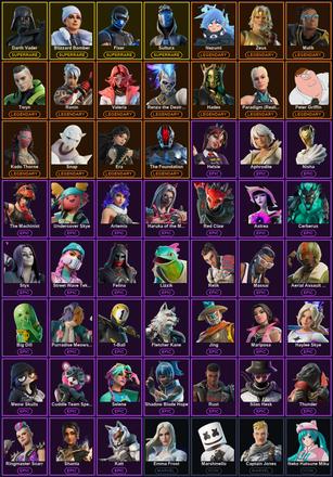 [PC] 189 Skins | Blizzard Bomber | Darth Vader | Fixer | Ol' Woody | Sultura | Era | Hadean Key | Hades | Kado Thorne | Malik | Nezumi | Paradigm (Reality-659) | Peter Griffin | Photonic Striker | Renzo the Destroyer | Ronin | Snap | The Foundation | Twyn — image 2