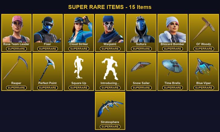 [PC/PSN/XBOX] 160 Skins | Blizzard Bomber | Cloud Striker | Fixer | Ol' Woody | Perfect Point | Reaper | Rose Team Leader | Sultura | Warpaint | Blackheart | Catalyst | Deadpool | Eternal Knight | Fade | Fusion | Gear Specialist Maya | Hybrid | Joey — image 1