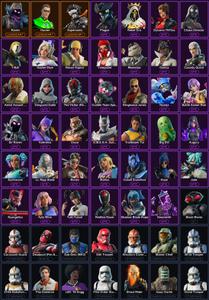 [PC] 132 Skins | Hunter | Raven | Supersonic | 1-Ball | 212th Battalion Trooper | 501st Trooper | Aerial Assault Bomber | Ahsoka's Clone Trooper | Andy Fangerson | Apprentice Evie | Ares (TRON) | Augury | AWR Trooper | Ayla Winn | Battle Gamer Mae — Fortnite account listing