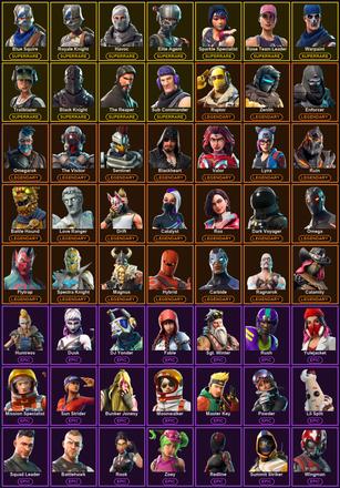 [PC/PSN] 76 Skins | AC/DC | Black Knight | Blue Squire | Elite Agent | Havoc | Ol' Woody | Reckoning | Rose Team Leader | Royale Knight | Sparkle Specialist | Sub Commander | The Reaper | Trailblazer | Warpaint | Battle Hound | Blackheart | Calamity — image 2