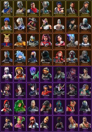 [PC/XBOX] 89 Skins | Blue Squire | Blue Team Leader | Elite Agent | John Wick | Prodigy | Reckoning | Royale Knight | Sparkle Specialist | The Reaper | A.I.M. | All Might | Calamity | Carbide | Catalyst | Dark Voyager | Drift | Enforcer | Era | Mizuki — image 2