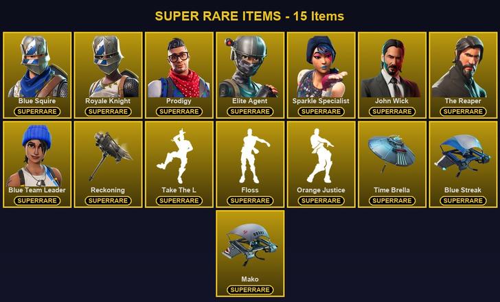 [PC/XBOX] 89 Skins | Blue Squire | Blue Team Leader | Elite Agent | John Wick | Prodigy | Reckoning | Royale Knight | Sparkle Specialist | The Reaper | A.I.M. | All Might | Calamity | Carbide | Catalyst | Dark Voyager | Drift | Enforcer | Era | Mizuki — image 1