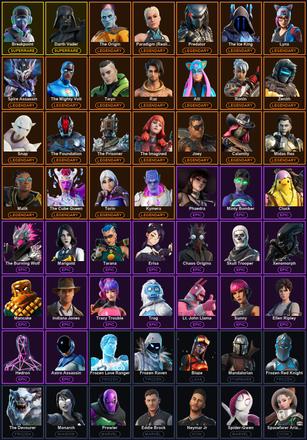 [PC/PSN/XBOX] 148 Skins | Breakpoint | Darth Vader | Leviathan Axe | Ol' Woody | Reckoning | Alli | Blaze | Calamity | Frozen Love Ranger | Frozen Raven | Frozen Red Knight | Hadean Key | Joey | Kymera | Lynx | Malik | Mandalorian | Midas Rex — image 2