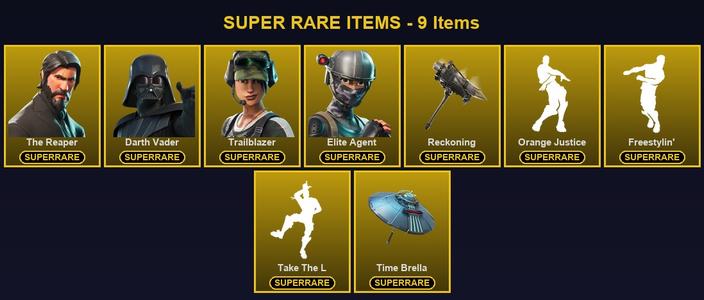 [PC/PSN/XBOX] 92 Skins | Darth Vader | Elite Agent | Reckoning | The Reaper | Trailblazer | Calamity | Carbide | Dark Voyager | Drift | Enforcer | Era | Kado Thorne | Malik | Mizuki | Omega | Omegarok | Optimus Prime | Paradigm (Reality-659) | Ragnarok — Fortnite account listing