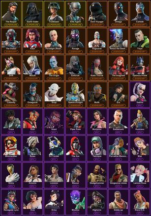 [PC/PSN/XBOX] 92 Skins | Darth Vader | Elite Agent | Reckoning | The Reaper | Trailblazer | Calamity | Carbide | Dark Voyager | Drift | Enforcer | Era | Kado Thorne | Malik | Mizuki | Omega | Omegarok | Optimus Prime | Paradigm (Reality-659) | Ragnarok — image 2