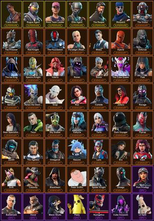 [PC/PSN/XBOX] 273 Skins | Elite Agent | Ol' Woody | Reaper | Reckoning | Rogue Agent | Rose Team Leader | The Reaper | Travis Scott | Warpaint | Blackheart | Blaze | Calamity | Carbide | Dark Voyager | Deadpool | Drift | Enforcer | Era — image 2