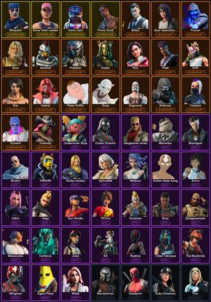 [PC/PSN/XBOX] 109 Skins | Astro Jack | Ol' Woody | Reckoning | Rose Team Leader | Travis Scott | Warpaint | Calamity | Catalyst | Deadpool | Drift | Enforcer | Fade | Fusion | Gear Specialist Maya | Hadean Key | Hades | Kymera | Mandalorian | Midas — image 2