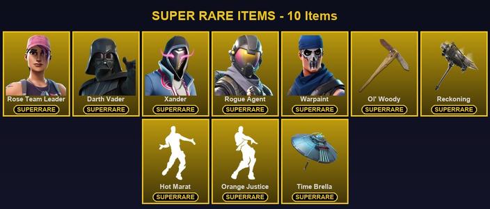 [PC/PSN] 241 Skins | Darth Vader | Ol' Woody | Reckoning | Rogue Agent | Rose Team Leader | Warpaint | Xander | A.I.M. | Blackheart | Calamity | Carbide | Catalyst | Deadpool | Dire | Drift | Enforcer | Eternal Knight | Fade | Frozen Love Ranger — Fortnite account listing