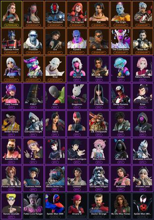 [PC/PSN] 176 Skins | Aloy | DJ Bop | Era | Fallen Love Ranger | Frostbite | Joey | Kado Thorne | Kymera | Midas Rex | Optimus Prime | Raz | Ronin | Snap | The Cube Queen | The Foundation | The Imagined | The Origin | Torin | Zen Axe | 7 Rings Smasher — image 2