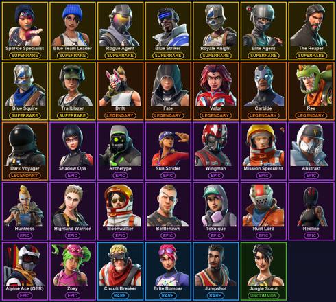 [PC/PSN/XBOX] 34 Skins | AC/DC | Blue Squire | Blue Striker | Blue Team Leader | Elite Agent | Rogue Agent | Royale Knight | Sparkle Specialist | The Reaper | Trailblazer | Carbide | Dark Voyager | Drift | Fate | Rex | Valor | Abstrakt | Alpine Ace (GER) — image 2