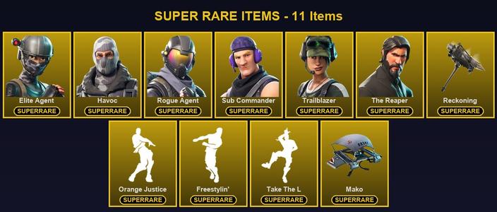 [PC/PSN/XBOX] 35 Skins | Elite Agent | Havoc | Reckoning | Rogue Agent | Sub Commander | The Reaper | Trailblazer | Blackheart | Calamity | Carbide | Dark Voyager | Drift | Enforcer | Hybrid | Omega | Ragnarok | The Visitor | Valor | Battlehawk — Fortnite account listing