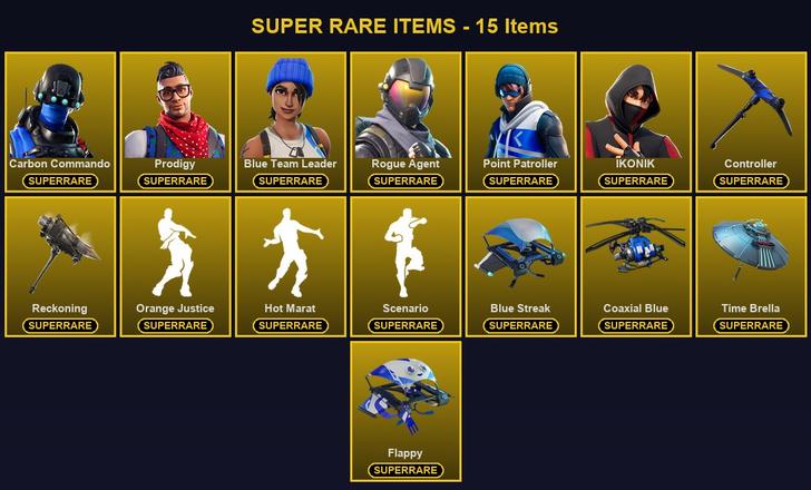 [PC/XBOX] 26 Skins | Blue Team Leader | Carbon Commando | Controller | IKONIK | Point Patroller | Prodigy | Reckoning | Rogue Agent | Blackheart | Calamity | Carbide | Catalyst | Hybrid | Lynx | Zenith | Battlehawk | DJ Yonder | Dragon's Claw | Fable — image 1