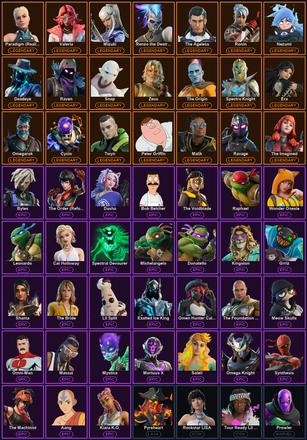[PC/PSN/XBOX] 167 Skins | Cyclo | Deadeye | Era | Malik | Mizuki | Nezumi | Omegarok | Paradigm (Reality-659) | Peter Griffin | Ravage | Raven | Renzo the Destroyer | Ronin | Snap | Spectra Knight | Spectra Slasher | The Ageless | The Imagined — image 2