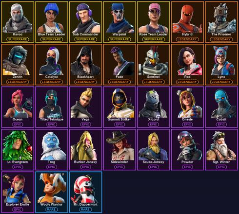 [PC/PSN/XBOX] 31 Skins | Blue Team Leader | Havoc | Ol' Woody | Rose Team Leader | Sub Commander | Warpaint | Blackheart | Catalyst | Fade | Hybrid | Lynx | Rox | Sentinel | The Prisoner | Zenith | Bunker Jonesy | Cobalt | Dragon's Claw | Dumbbell Driver — image 2