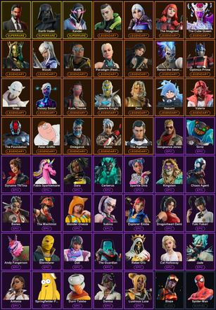 [PC] 248 Skins | Darth Vader | John Wick | Ol' Woody | Reaper | Xander | Blaze | Era | Galaxy Scout | Hadean Key | Hades | Kado Thorne | Malik | Mizuki | Nezumi | Omegarok | Optimus Prime | Paradigm (Reality-659) | Peter Griffin | Photonic Striker — image 2