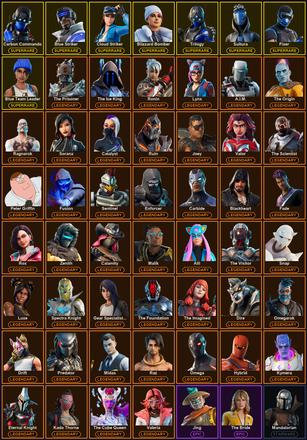 [PC/PSN/XBOX] 331 Skins | Blizzard Bomber | Blue Striker | Blue Team Leader | Carbon Commando | Cloud Striker | Fixer | Ol' Woody | Perfect Point | Reaper | Reckoning | Sultura | Trilogy | A.I.M. | Alli | Blackheart | Calamity | Carbide | Catalyst — image 2