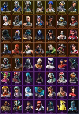 [PC/XBOX] 101 Skins | Blue Squire | Blue Team Leader | Carbon Commando | Controller | Elite Agent | Reaper | Reckoning | Rogue Agent | Royale Knight | The Reaper | Ark | Blackheart | Calamity | Carbide | Catalyst | Dark Voyager | Drift — image 2
