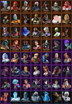 [PC/XBOX] 150 Skins | Backlash | Blackheart | Catalyst | Era | Eternal Knight | Fade | Frozen Love Ranger | Frozen Raven | Frozen Red Knight | Fusion | Hybrid | Luxe | Lynx | Mizuki | Optimus Prime | Peter Griffin | Renzo the Destroyer | Ronin | Rox — image 2