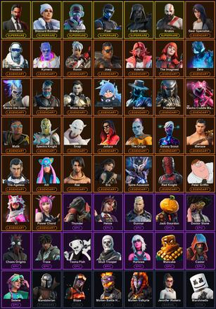 [PC/PSN/XBOX] 231 Skins | Blizzard Bomber | Breakpoint | Darth Vader | Fixer | John Wick | Kratos | Leviathan Axe | Alli | Blaze | Deadeye | Era | Frostbite | Galaxy Scout | Gear Specialist Maya | Joey | Joltara | Kymera | Malik | Mandalorian — image 2