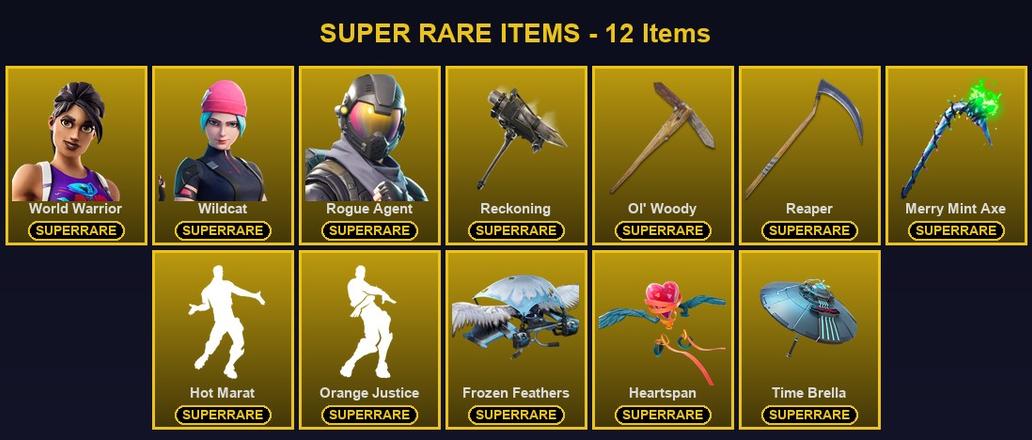 [PC/PSN] 283 Skins | Merry Mint Axe | Ol' Woody | Reaper | Reckoning | Rogue Agent | Wildcat | World Warrior | Ark | Blackheart | Blaze | Calamity | Carbide | Catalyst | Crackshot | Cuddle Team Leader | Dark Vanguard | Dire | Drift | Era — image 1
