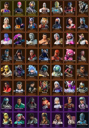 [PC/PSN] 283 Skins | Merry Mint Axe | Ol' Woody | Reaper | Reckoning | Rogue Agent | Wildcat | World Warrior | Ark | Blackheart | Blaze | Calamity | Carbide | Catalyst | Crackshot | Cuddle Team Leader | Dark Vanguard | Dire | Drift | Era — image 2