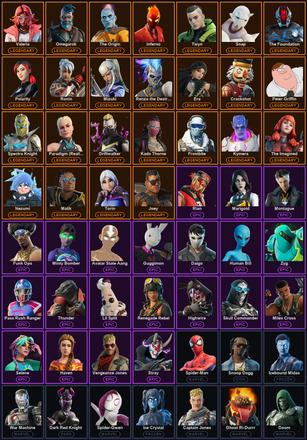 [PC/XBOX] 244 Skins | Ol' Woody | Reaper | Crackshot | Driftwalker | Era | Frostbite | Inferno | Joey | Kado Thorne | Kymera | Malik | Mizuki | Nezumi | Omegarok | Paradigm (Reality-659) | Peter Griffin | Photonic Striker | Polarity | Renzo the Destroyer — image 2