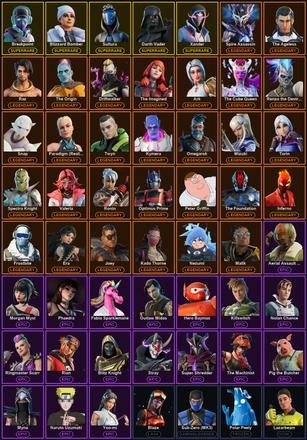 [PC/PSN/XBOX] 325 Skins | Blizzard Bomber | Breakpoint | Darth Vader | Ol' Woody | Reaper | Sultura | Xander | Ark | Blaze | Driftwalker | Era | Frostbite | Hadean Key | Inferno | Joey | Kado Thorne | Kymera | Malik | Mizuki | Nezumi | Omegarok — image 2